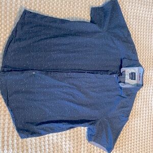 Denim and Flowers button down